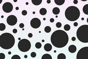 Colorful polka dot backdrop and background