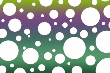 Colorful polka dot backdrop and background