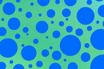 Colorful polka dot backdrop and background