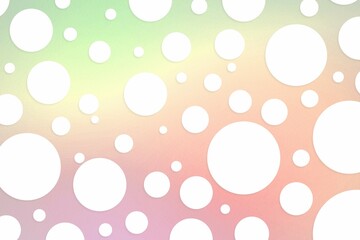 Colorful polka dot backdrop and background