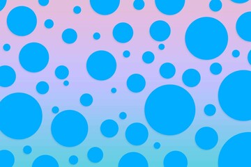 Colorful polka dot backdrop and background