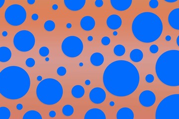 Colorful polka dot backdrop and background