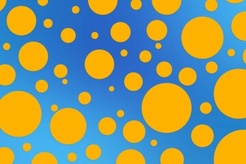 Colorful polka dot backdrop and background
