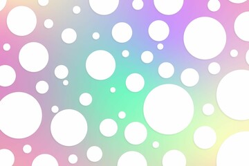 Colorful polka dot backdrop and background