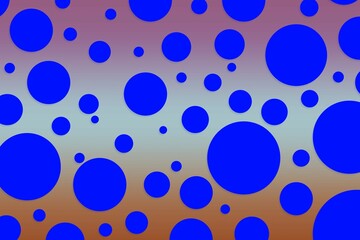 Colorful polka dot backdrop and background