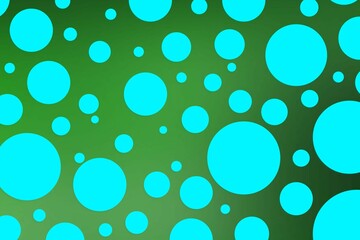 Colorful polka dot backdrop and background