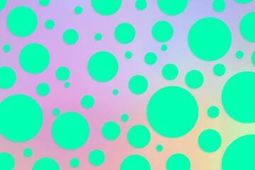 Colorful polka dot backdrop and background