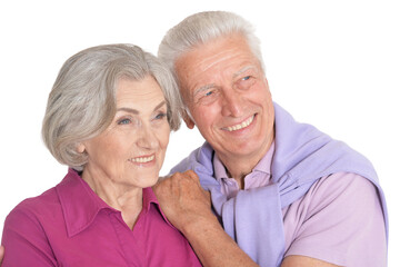 Portrait of happy senior couple