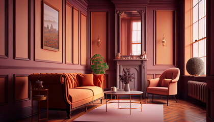 Obraz premium victorian living room