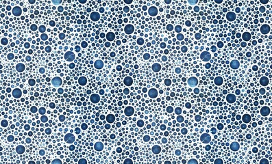 The seamless abstract blue background with circles.
