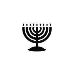 menorah symbol sign vector