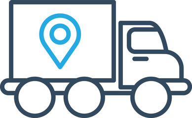 delivery truck vector icon
