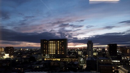 Obraz premium city at night