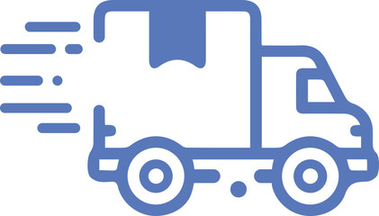 Flat Art Icon Delevery