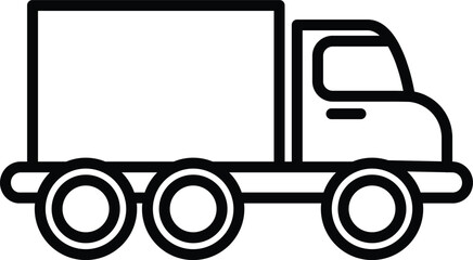 Transport  truck icon
