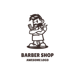 Illustration vector graphic of Barber Shop, good for logo design