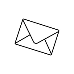 Letter envelope symbol vector