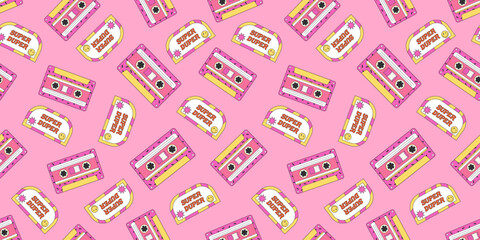 Y2k Style seamless pattern