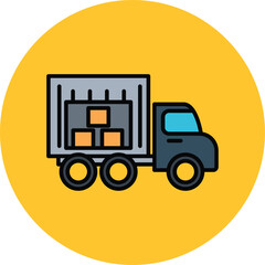 Truck vector icon
