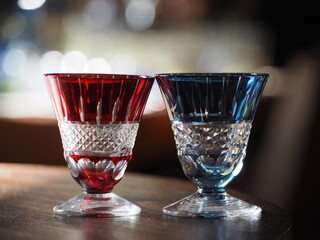 ガラスのお猪口