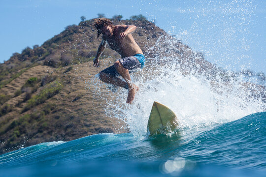 Sufer on the wave.