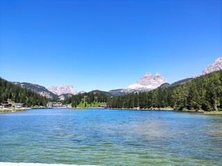 lake in the mountains