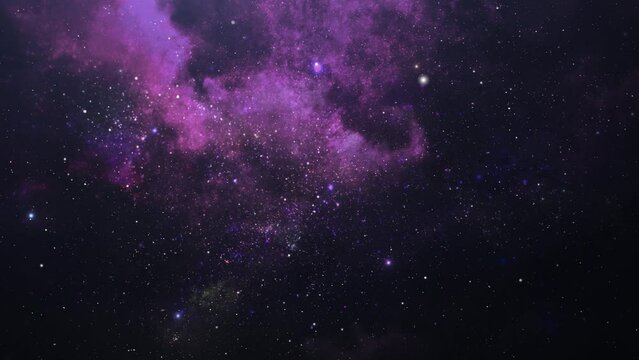 thousands of bright stars in the universe