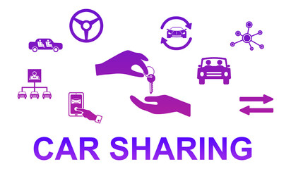Concept of car sharing