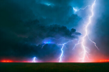 clouds in sky elements. Generative ai