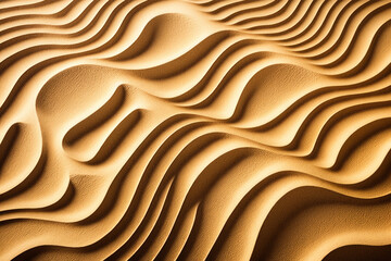 Fototapeta na wymiar Sand texture. Sandy beach for background. Top view.Generative AI