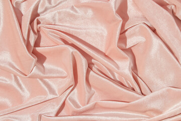 Creative layout with pastel pink velvet texture background. 80s or 90s retro fashion aesthetic...