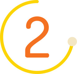 Number 2 Circle