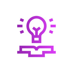 knowledge gradient icon