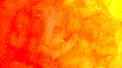 Fototapeta na wymiar abstract watercolor orange background with texture