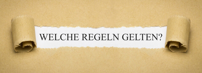 Welche Regeln gelten?