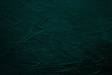 Teal colored abstract wall background with textures of different shades of teal