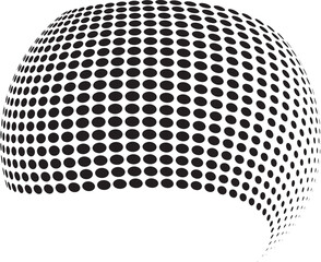 Halftone Illustration geometric shapes. Retro elements for web, vintage, advertisement, commercial banner, poster, leaflet, billboard, sale. Collection trendy halftone vector geometric shapes.