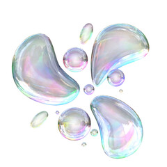 3d bubbles symbol