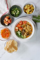 Indonesian traditional food named 