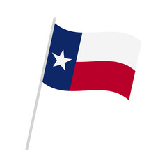 Flag of Texas illustration