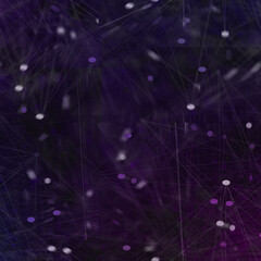 Abstract node network background image.