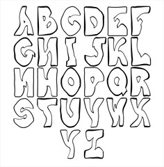 English alphabet. Vector (32)