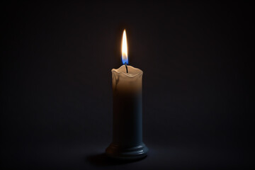 A candle that gives light in the dark, is like hope in despair With Generative AI