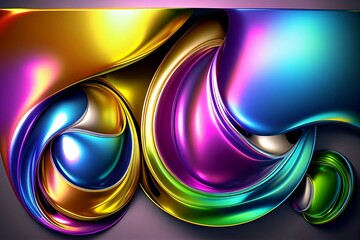 colorful abstract background made with generative ai
