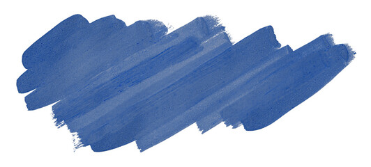 shiny blue brush isolated on transparent background blue watercolor png
