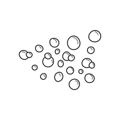 spraying water vapor. Spray vector icon of water or air nozzle sprayer for paint aerosol or deodorant spray. Isolated on white background. Vector Illustration