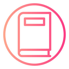 book gradient icon