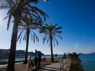 Italia, Liguria, La spezia, il paese di Lerici