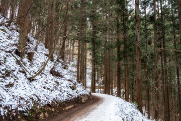 Yumichi walkway in winter