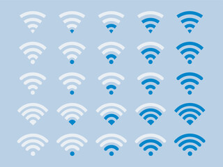 wifi signs and icons, wireless signal symbols